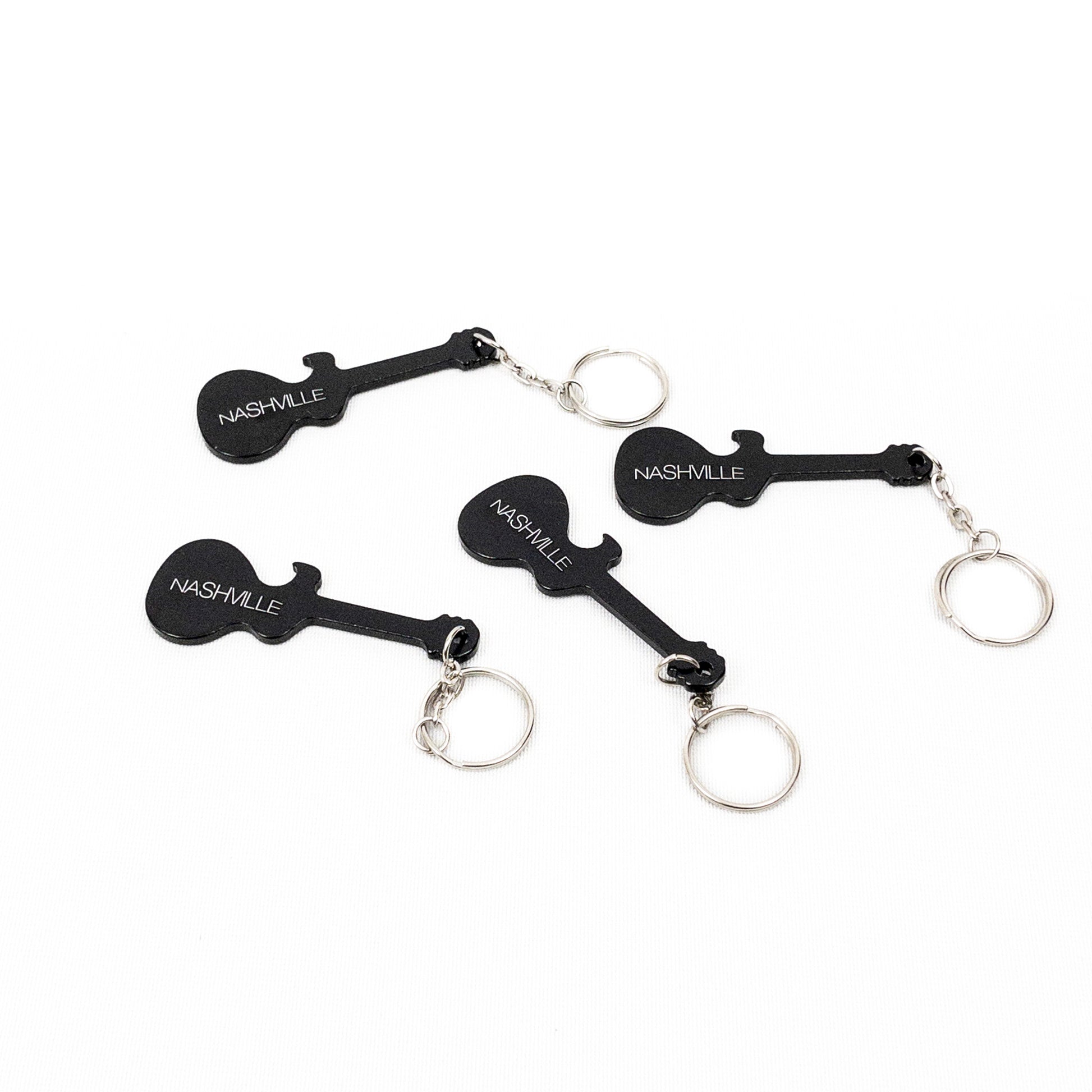 Nashville Guitar Keychains, Set of 6 | Nashville Gift Store
