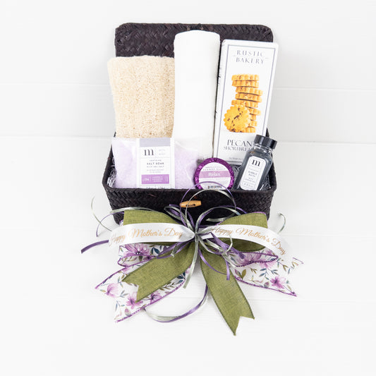 Lavender Luxe Retreat Gift Basket